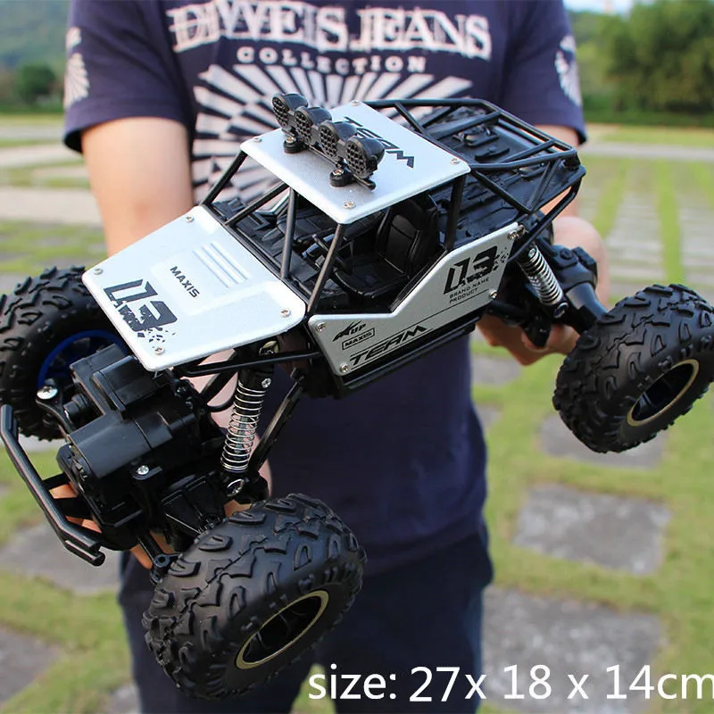 27cm White metal 1:12 4WD RC автомобили обновленная версия 2,4 г радио Управление RC Cars игрушки багги High speed грузовиков Off- грузовых автомобилей игрушки для детей - Цвет: 27cm White metal