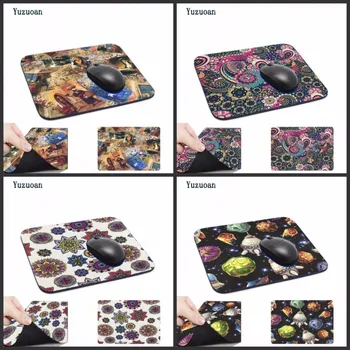 

Yuzuoan personality Classical flower Computer Mousepad Gaming Padmouse Gamer Desk Mat 22*18cm and 25*29cm Decorate Your Desk
