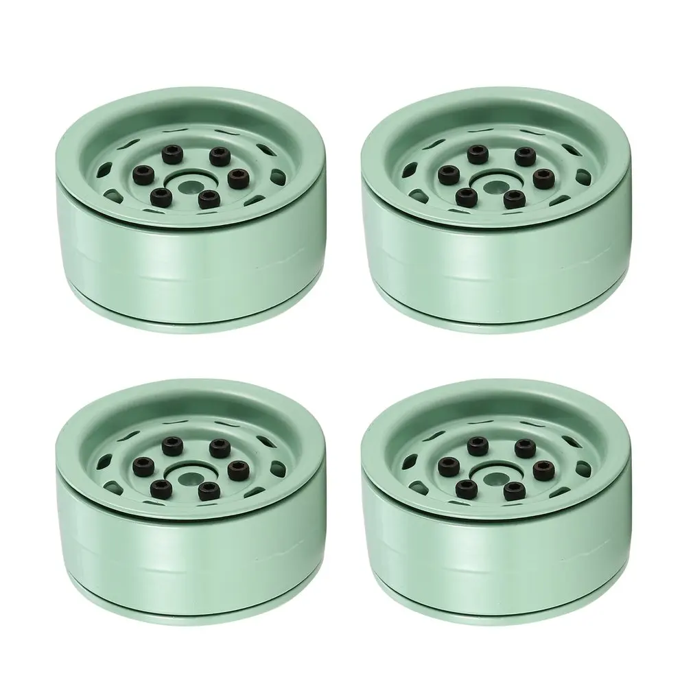 

AUSTARHOBBY AX-618 4PCS 1.9 Inch Aluminum Alloy Wheel Rim for Axial SCX10 90046 TAMIYA D90 TF2 Traxxas TRX-4 1/10 RC Crawler Toy
