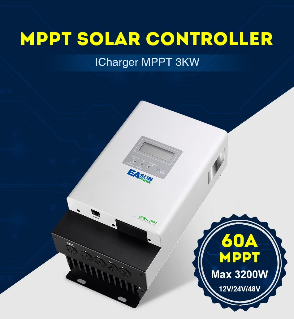 EASUN POWER MPPT Solar Controller 60A 48V Solar Regulator 3200W Solar Charge Controller 24V Solar Charger 12V Battery Charger_01