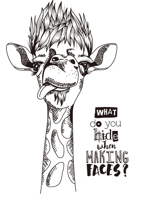 

Giraffe/Transparent Clear Stamps for DIY Scrapbooking/Card Making/Kids Christmas Fun Decoration Supplies