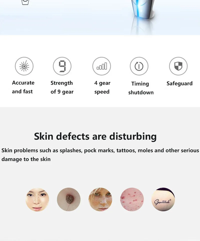 Remoção da Tatuagem Nível Laser Picosegundo Caneta Sarda Mole Ponto Escuro Sobrancelha Pigmento Acne Tratamento Máquina Beleza Cuidados 9 9 Cheap Utensílios de cuidado facial