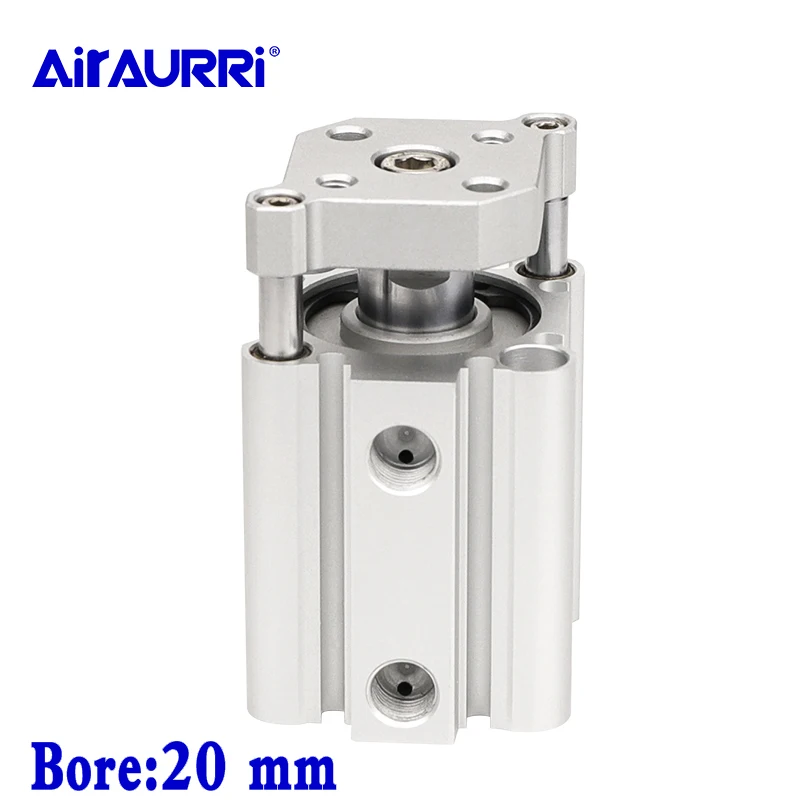 

Smc type air cylinder CQMB bore 20mm Double Acting compact pneumatic rod guide cylinderstroke 5/10/15/20/25/30/35/40/45/50mm