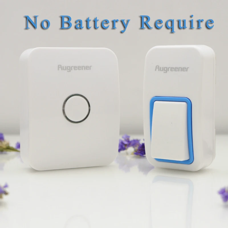 No Battery Need EU/US/UK Plug in Wireless Doorbell Waterproof Door Bell