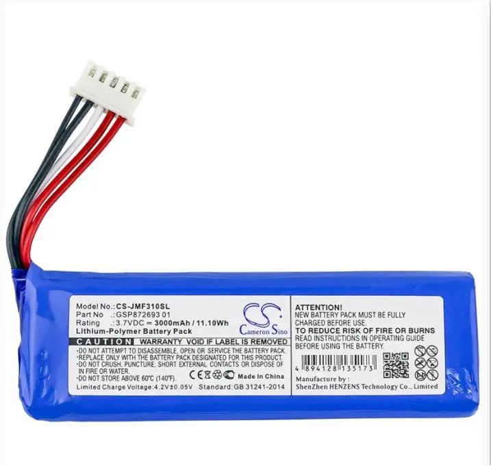 Online Cameron Sino 3000 mAh batterie für JBL Flip 4 Flip 4 Special Edition GSP872693 01 Lautsprecher Batterie