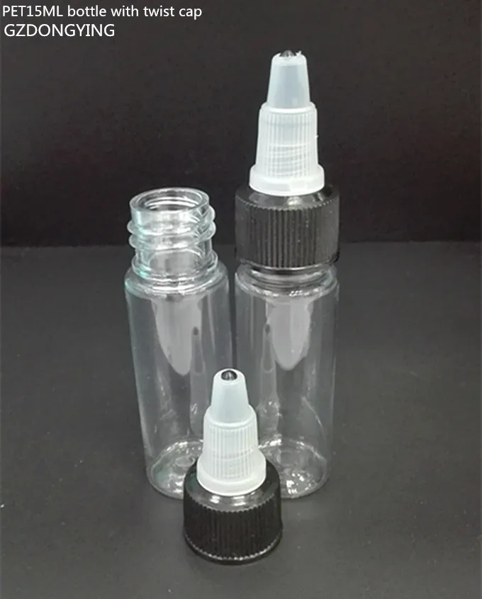 Единорог бутылка 15 мл Образец с твист крышкой для жидкости животных 50 шт./лот | Дом