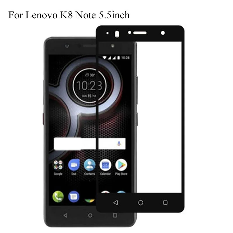 

2PCS Screen Protector For Lenovo K8 Note K 8 Note Tempered Glass Screen Protector Protective Full Cover For Lenovo K8Note