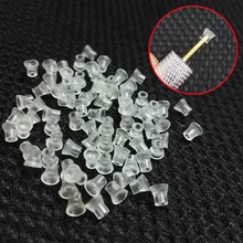 20pcs Microblading Caneta Tebori Pen Rubber Perfect Wires Slicon Cap Plastic Tips Silicon Tips+ 10pcs U Shape 18 Needles Blades
