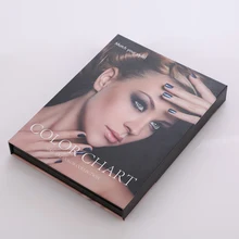Professional 120 Colors Nail Gel Polish Display Card Book Chart with Tips Nail Art Salon set