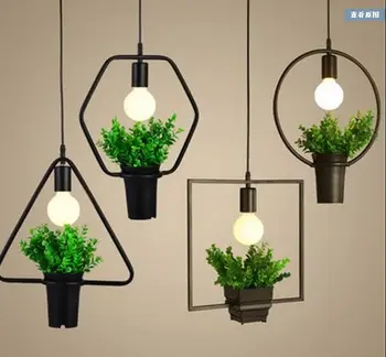 

garden retro industrial creative Pendant Lights personalized fashion coffee restaurant restaurant window balcon