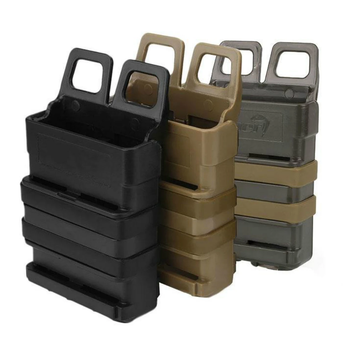 2 Pieces Tactical Hunting Gun Accessories Airsoft Fast Molle Mag Pouch
