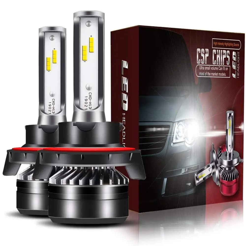 

LED Headlight Bulbs Conversion Kit H13 9008 Fog lights 60W 12000LM HI-Lo Beam Bulb led canbus 6000K White High Power Auto bulb