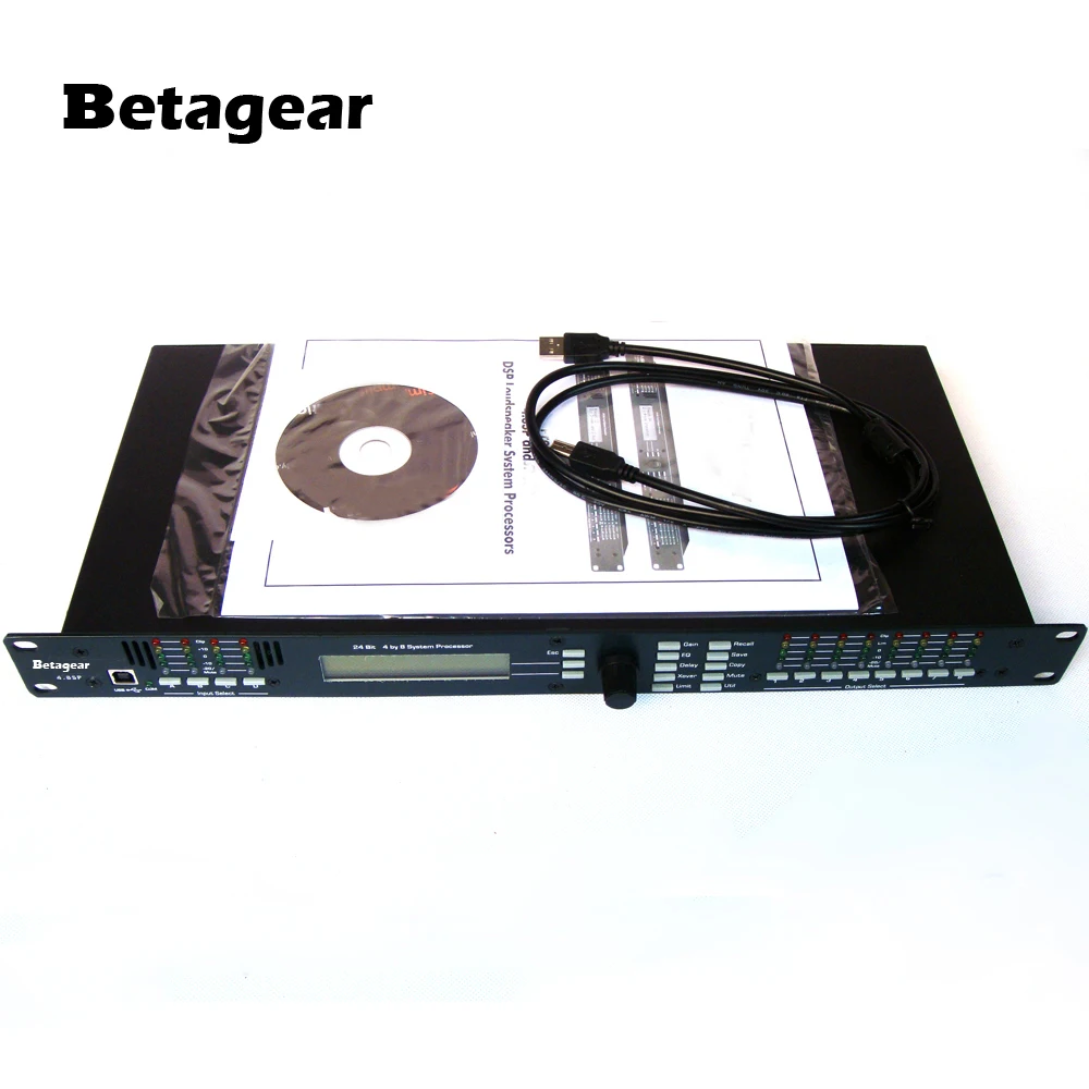 Акустическая система Betagear 4.8SP DSP процессор 4 вх 8 выход с USB живой звук цифровой