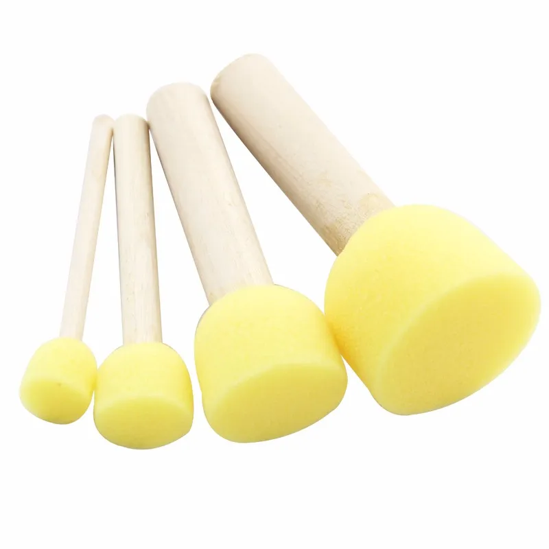 Sponge Painting Brush Painting Sponge Brush Children Early Education