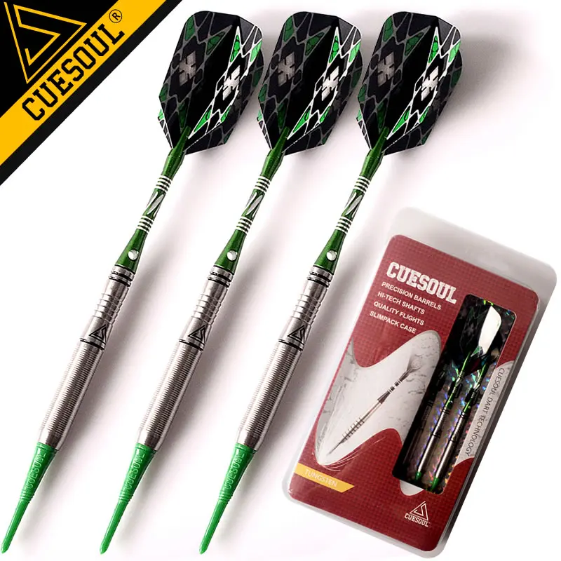 ФОТО New CUESOUL 90% Tungsten Darts 18g Professional Soft Tip Darts With Tungsten