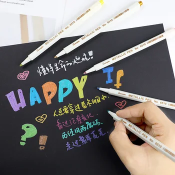 

DIY photo album color markers painting graffiti pen multicolor metal color marker pen paint pen school art pen highlighter