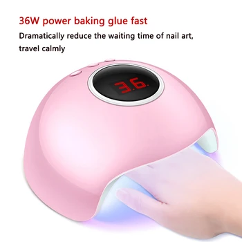 

36W Nail phototherapy machine UV Lamp For Nail Manicure Timer LCD Display USB UV LED Lamp For Nail Dryer Gel Nail Polish Tools