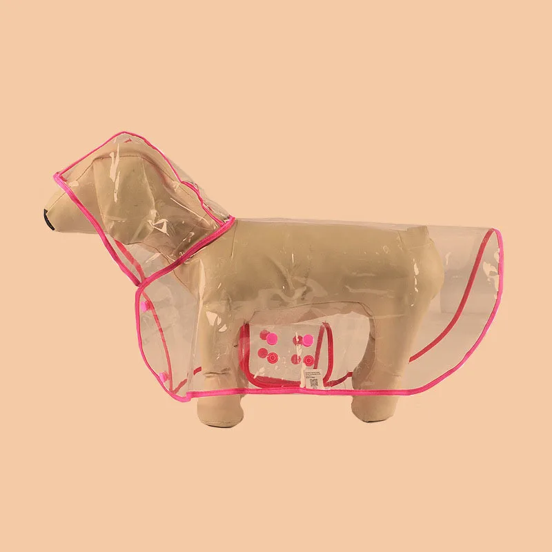 Transparent Dog Clothes For Small Dogs Summer Waterproof French Bulldog Rain Coat Nylon Puppy Raincoat Chihuahua Pet Clothes XSL Transparent Dog Clothes For Small Dogs Summer Waterproof French Bulldog Rain Coat Nylon Puppy Raincoat Chihuahua Pet Clothes XSL