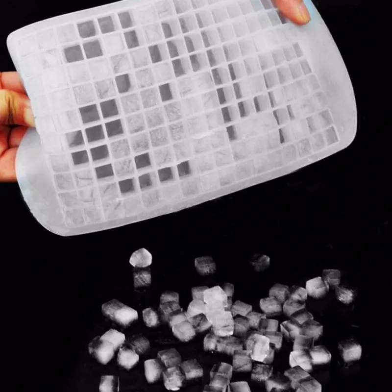 3 типа Экологичные полости силиконовой Ice Cube легко релиз лоток мини-кубики льда небольшой площади DIY Фрукты Mold льда