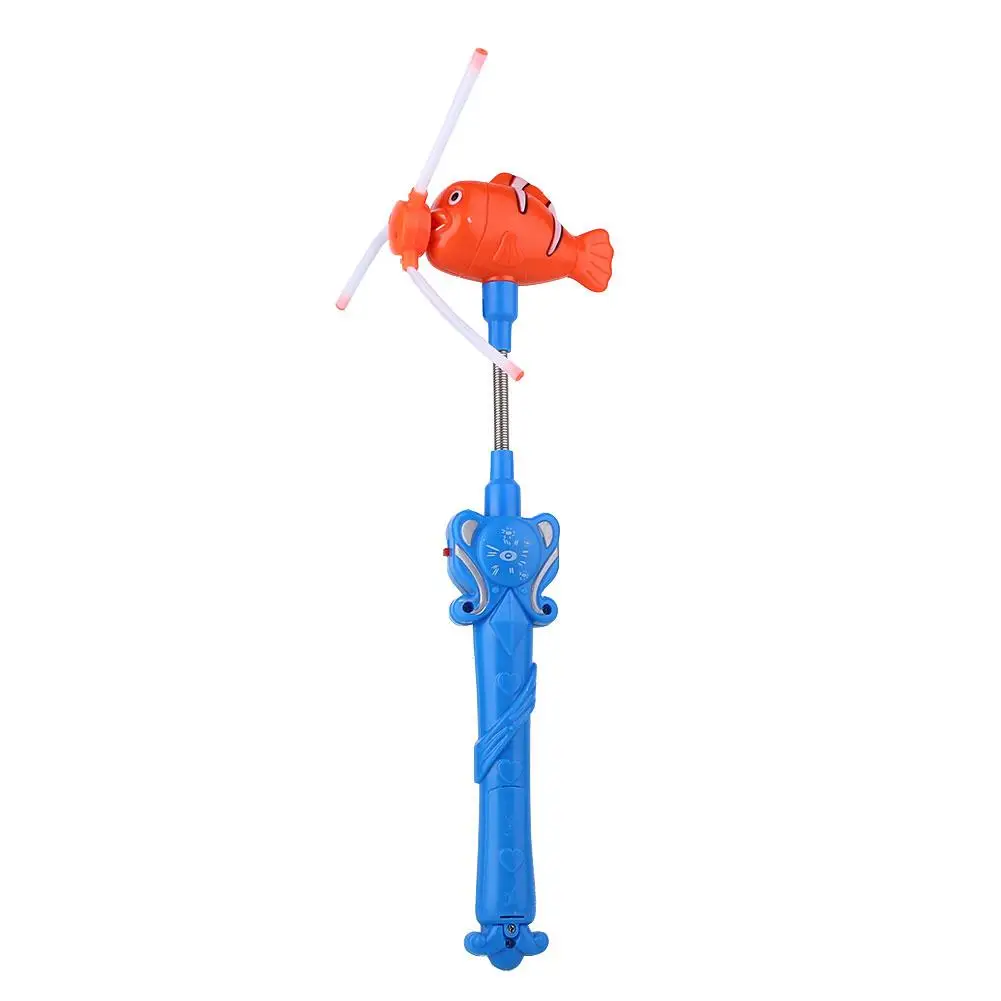 

Windmill Magic Stick Wand LED Lighting Music Rotating Windmill Toy Fish Head