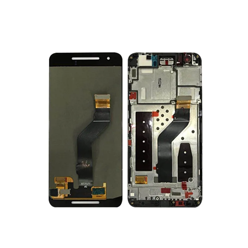 ЖК экран 5 7 &quotM &amp Sen для Huawei Google Nexus 6P + дигитайзер сенсорной панели с рамкой