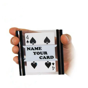 

Free shipping Crystal Frame (name your card) magic tricks magic props