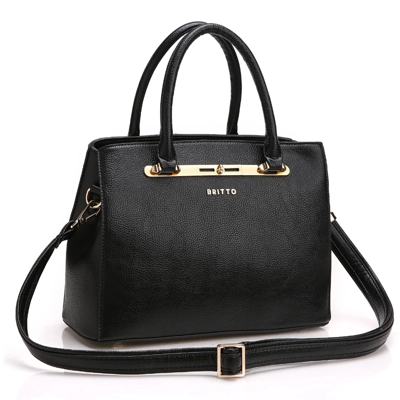 ROMERO BRITTO Hot Sale PU Handbags Vintage Women PU Handbag Shoulder Bags Tote Purse Ladies Messenger