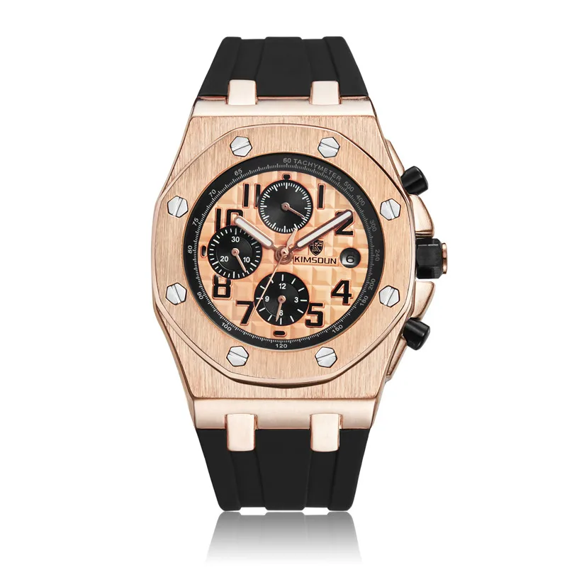 KIMSDUN модные Элитный бренд бизнес для мужчин часы Relojes Hombre автоматические деловые часы для мужчин Спорт мужской часы Relogio