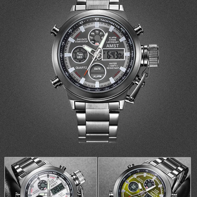 Nowe słynne luksusowe marki mężczyźni wodoodporny Full Steel zegarki męskie kwarcowe analogowe LED zegar męski Sport Wrist Watch Relogio męski tanie i dobre opinie Quartz Wristwatches Alarm Back Light Water Resistant Shock Resistant Stop Watch Complete Calendar Luminous Chronograph Auto Date LED display Nowe słynne luksusowe marki mężczyźni wodoodporny Full Steel zegarki męskie kwarcowe analogowe LED zegar męski Sport Wrist Watch Relogio męski tanie i dobre opinie Quartz Wristwatches Alarm Back Light Water Resistant Shock Resistant Stop Watch Complete Calendar Luminous Chronograph Auto Date LED display