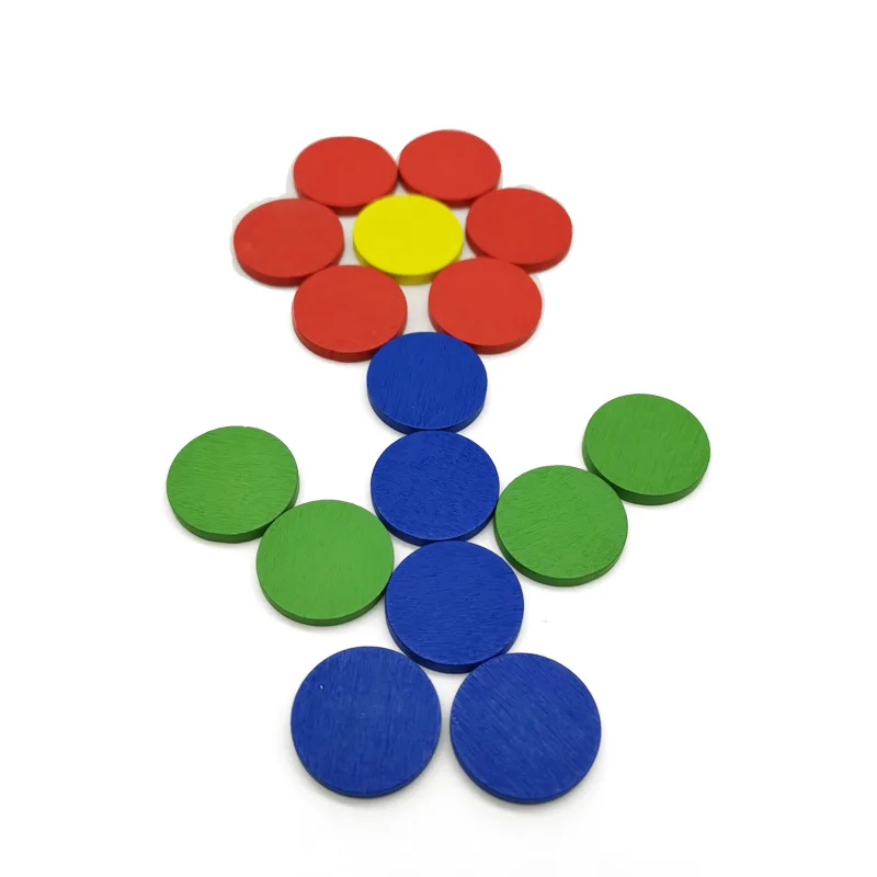 50Pcs/Lot Montessori Wooden Toys Multi Colour Counters Baby Math Toys Montessori Educational Wooden toys C066XT 50Pcs/Lot Montessori Wooden Toys Multi Colour Counters Baby Math Toys Montessori Educational Wooden toys C066XT