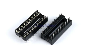 

200pcs/lot Sockets DIP6 DIP8 DIP14 DIP16 DIP18 DIP20 DIP28 DIP40 pins Connector DIP Socket 6 8 14 16 18 20 24 28 40 pin In Stock