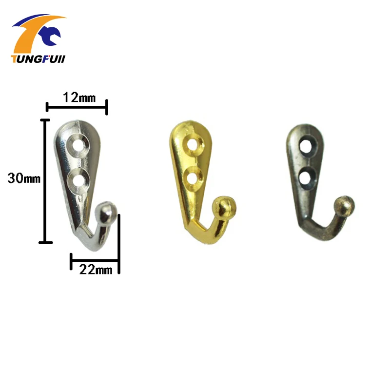 50pcs 22*30mm Single hook small antique gold alloy hook single hook