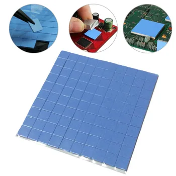 

CPU Chip Heatsink Cool Thermal Conductive Silicone Pad 1 Piece 100x100x1mm GPU CPU Heatsink Cooling Conductive Silicone Pad