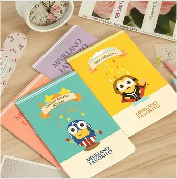 

210*142MM/New Cartoon Yellow Doll design Kraft paper notebook/journal Diary/School office supplies No.0236