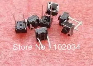 

FREE SHIPPING 100PCS 6X6X5(h)MM DIP Tactile Tact Push Button Micro Switch Momentary Two Pin (High temperature resistant ROHS)