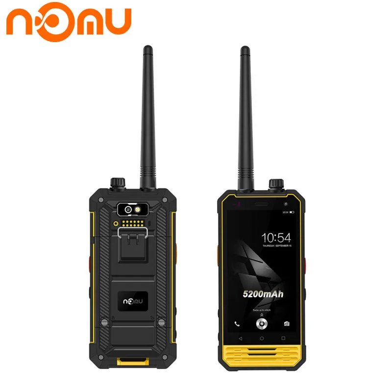 Original Nomu T18 Waterproof IP68 Wakie Talkie NFC Smartphone Intercom GPS 5200mAh 3GB RAM 32GB 4