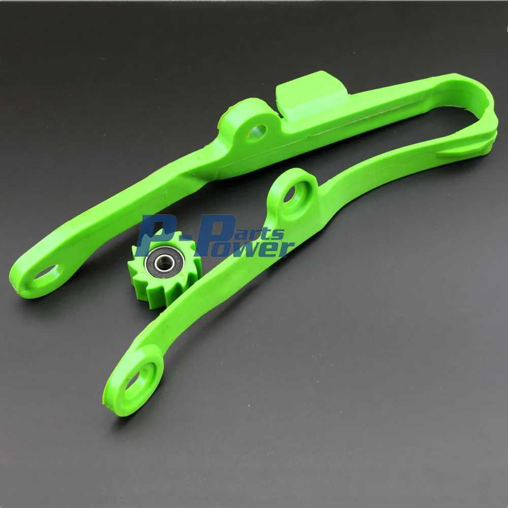 Chain Slider Guide Swingarm Protector with Roller Tensioner Pulley