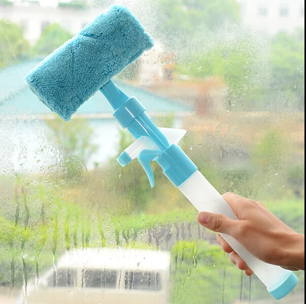 New glass wiper sponge + aluminum extension handle removable double