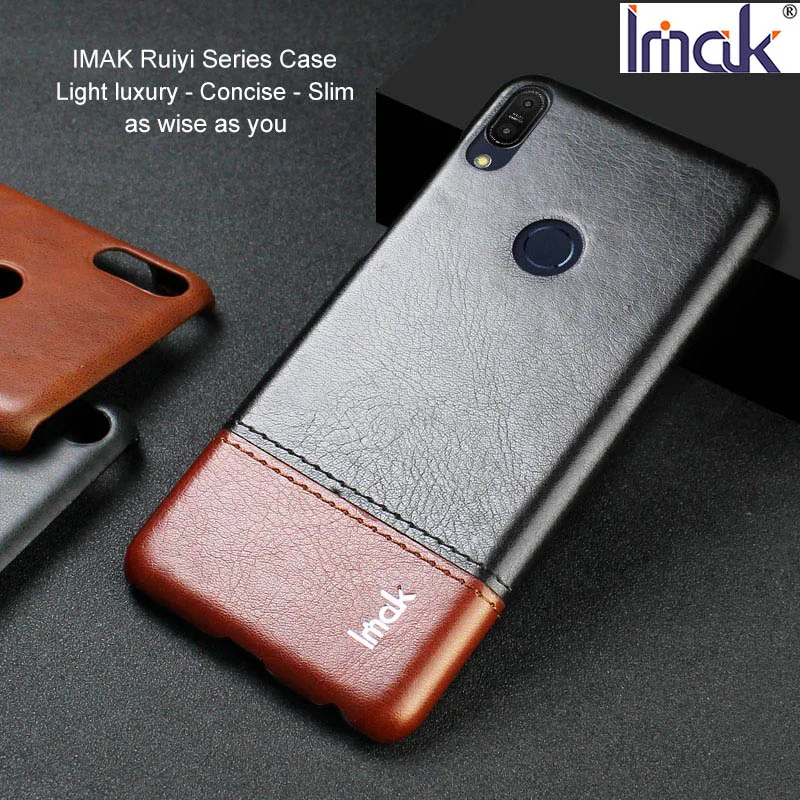IMAK Ruiyi серия Роскошная кожа из искусственной кожи чехол для Asus Zenfone Max Pro M1 ZB601KL ZB602KL