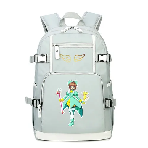 Mochila De Anime Cardcaptor Sakura Para Adolcent Y Niñas, Mochilas Colar Para Mujer, Mochilas Para Ordenador Portátil, Bolsa De Regalo Para Guardería - AliExprs 1524