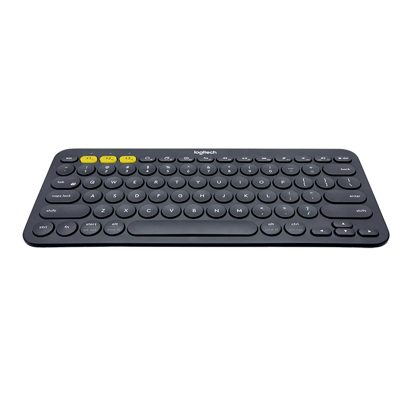 Logitech K380 клавиатуре Bluetooth Оригинальный tastiera нескольких устройств свет клавир мини Беспроводной клавиатура для телефона Pad PC teclado