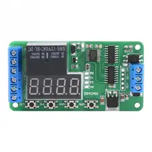 Двухканальный 12 В Многофункциональный Dpdt реле таймера задержки времени переключатель управления Dr42A01