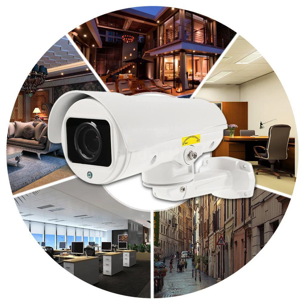 1080 p IP HD мини PTZ Пуля CCTV камера 30 м ИК 10X зум Домашняя безопасность ИК Аудио