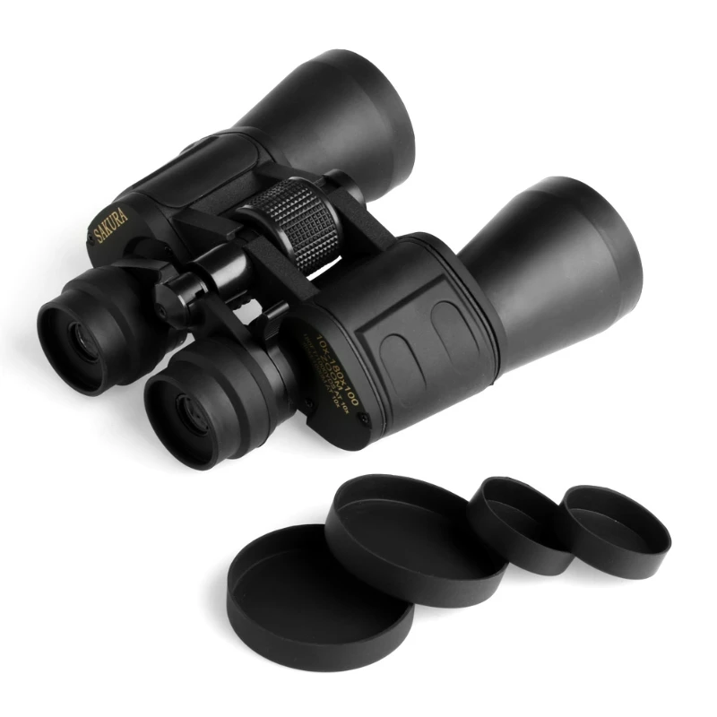 

Outdoor 180x100 Zoom Telescope Day Night Vision Travel Binoculars Hunt + Case