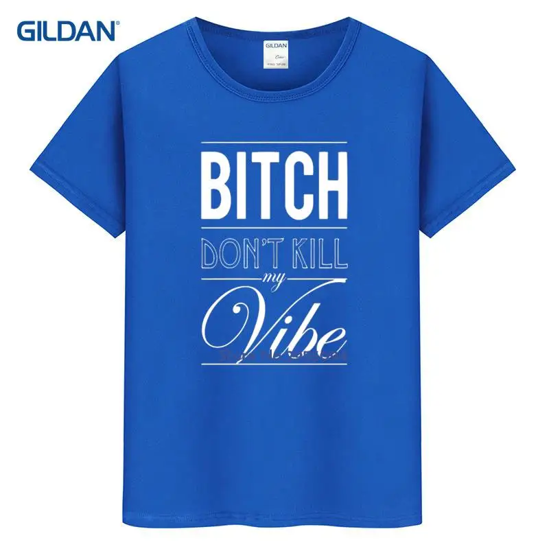 Как футболки 2017 сука не убить моего Vibe Кендрик Ламар рубашки шеи экипажа черный