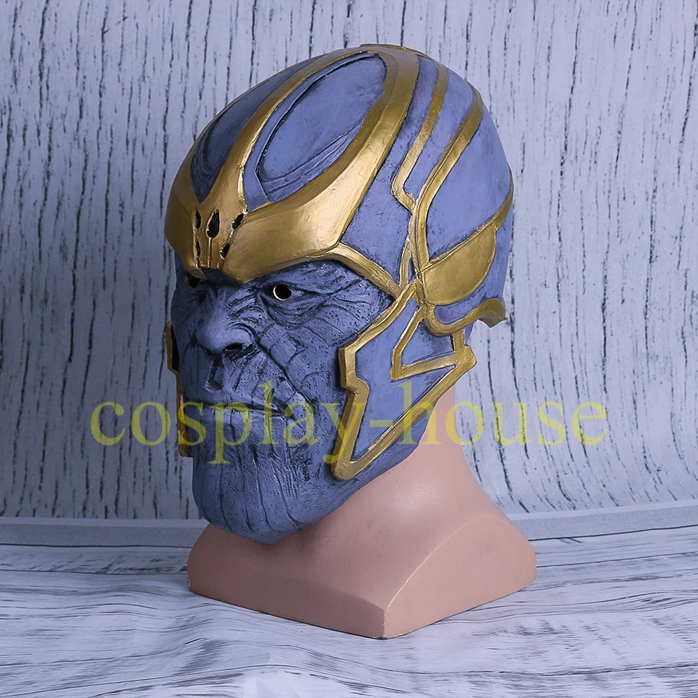 Halloween New 2018 Avengers Infinity War Thanos Cosplay Helmet Mask Full Latex Xmas Gift (7)