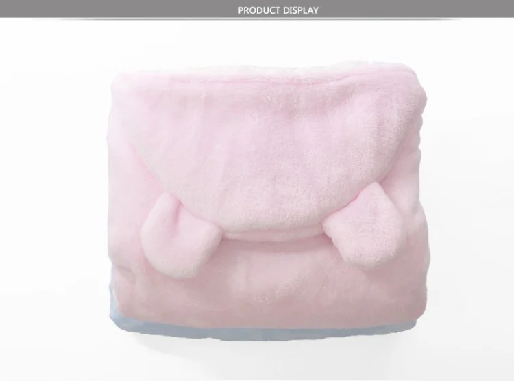 Baby Blanket Envelope Swaddle Winter Wrap Coral Fleece Newborn Blanket Sleeper Infant Stroller Wrap Toddlers Baby Sleeping Bag5
