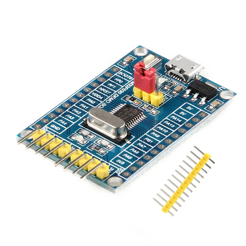 STM32F030F4P6 мини система макетная плата ARM CORTEX-M0 Core SWD/ISP MicroUSB2019 Новый | Электроника