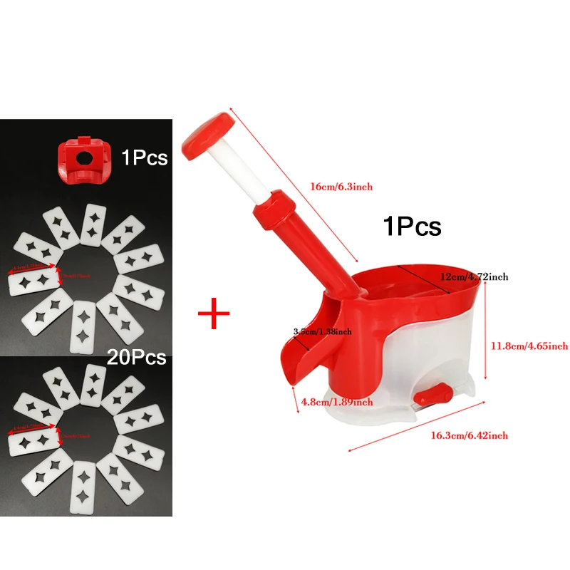 Новинка! супер машина для удаления сердцевины из вишневого камня с контейнером, кухонные гаджеты - Цвет: 1M20Pad