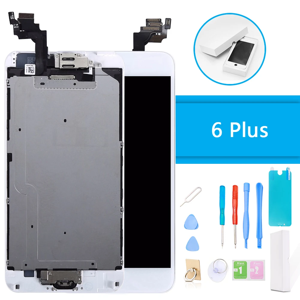 

Luxury Suit LCD Display Screen for iPhone 6 Plus LCD Digitizer Full Assembly Touch Screen Replacement With Parts + Repair Tools